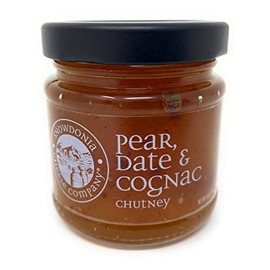 SNOWDONIA CHEESE COMPANY Pear, Date & Cognac Chutney, 4 OZ