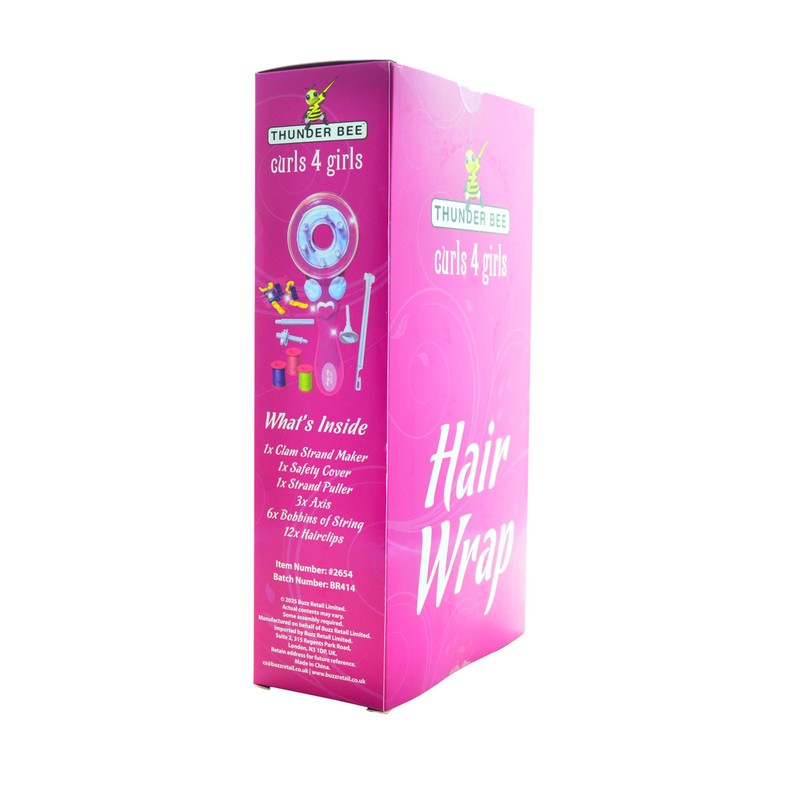 Thunder Bee Girls 4 Girls Hair Wrap, Hair Styling Tool