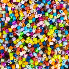 Sukh 7500+Pcs Fuse Beads - Fuse Beads Kit Melty Beads Kit Melting Beads Fuse Beads Bulk Iron Beads for Kids Crafts, Ideal for Boys and Girls Christmas Birthday Gifts Mix 24 Colors 5mm