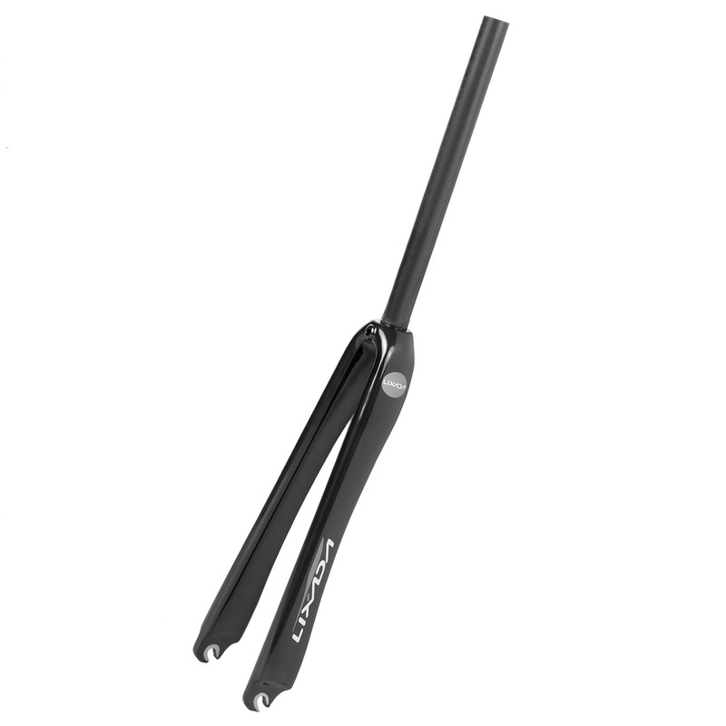 Lixada 25.4mm Ultralight Full Carbon Fiber Road Bicycle Fork 700C