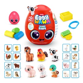 Eggy Wawa Learn on The Farm by ZURU, Pre-K Interactive Baby and Toddler Learning Toy with Music, Education, Motor Function
