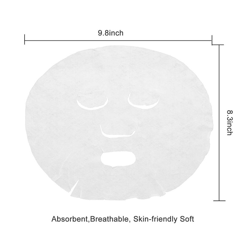 Jeanssar 100PCS Compressed Disposable Facial Mask Sheet Home DIY Skin