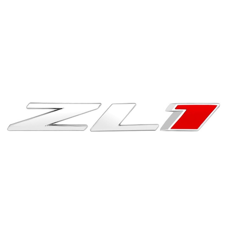 3D Raised Letters ZL1 Emblem Metal Side Rear Door with