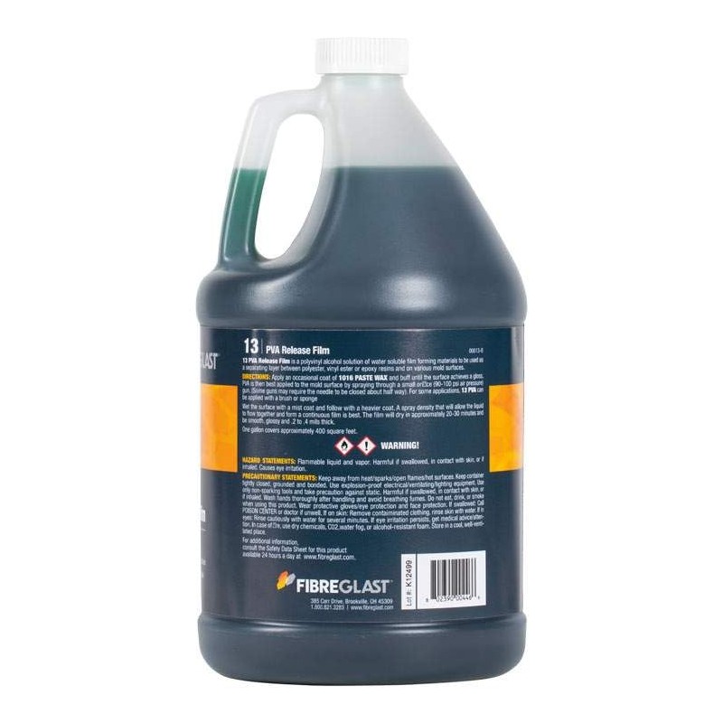 Fibre Glast PVA Release Film - 1 Gallon - Sprays