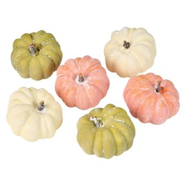 Tokyodo HW001872-zzz Halloween Arrangement, Interior Decoration, Shabby Pumpkin Assortment, Mixed Type, Diameter 2.0 x Height 1.6 inches (5 x 4 cm), Pack of 6