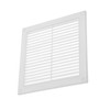 Vent Systems 6" x 6" Inch (Opening Dimensions) White Plastic