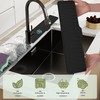 Volminex Tap Mat for Kitchen Sink (Black, 42 cm)