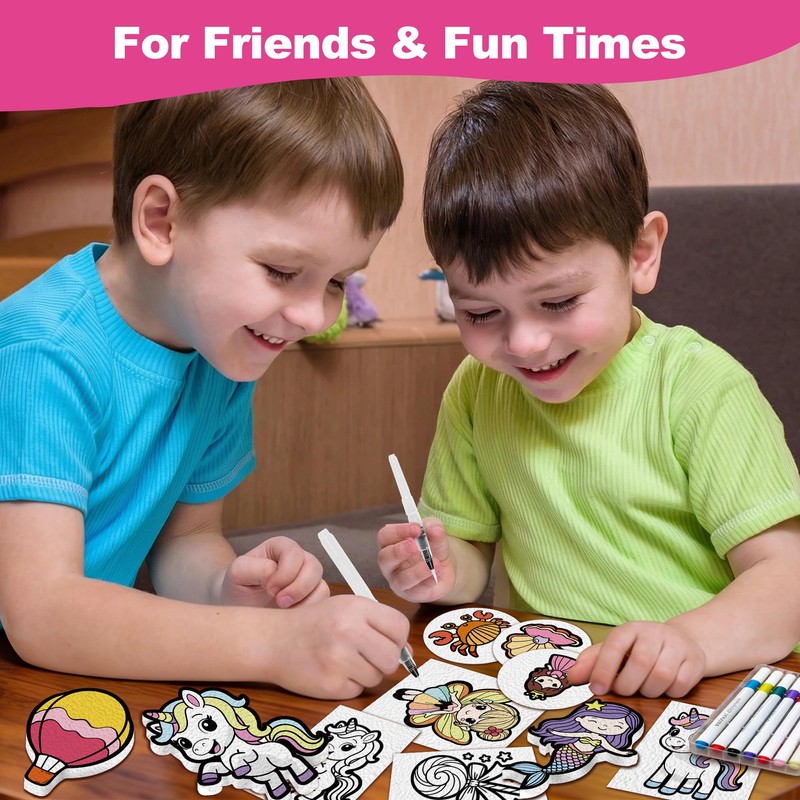 MOSHAKALA Magic Puffs, 3D Puffs, Art Craft Kits Paint for