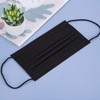 Borje Borje Disposable Face Mask, 100 PCS Black Masks, 3
