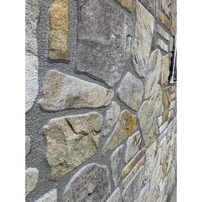 Dundee Deco 3D Wall Panels - Cladding Grey Gold Stone