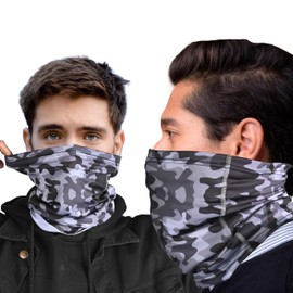MAXIMO-MOTO MaximoMoto Motorcycle Neck Tube Motorbike Neck Warmer (Camo, Raised Polyster)