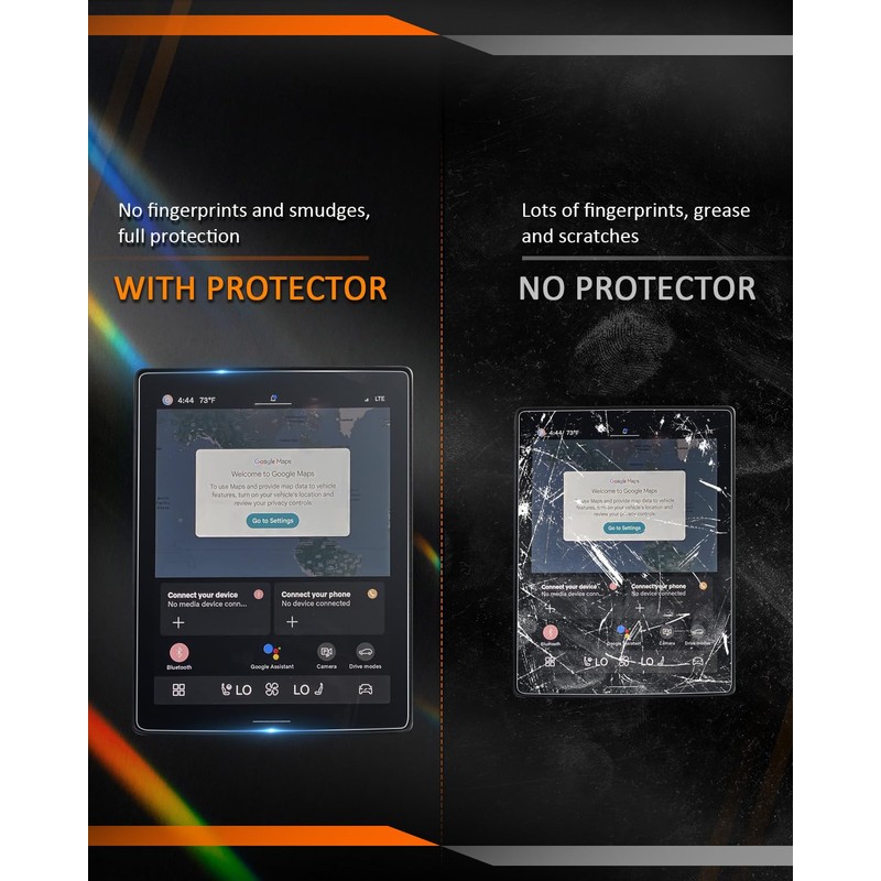 CDEFG 2PCS for Volvo XC90 2025 Screen Protector, 11.2 Inch