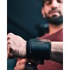 EVO Fitness Pair of 18” Deep Black Weight Lifting Wrist
