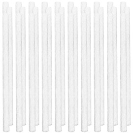 EBaokuup 30 Pcs Long Life Fiberglass Replacement Wicks,10'' Lighting Torches Wick,Citronella Wicks for Bottles,Indoor Decor and Outside Lanterns and Oil Lamps