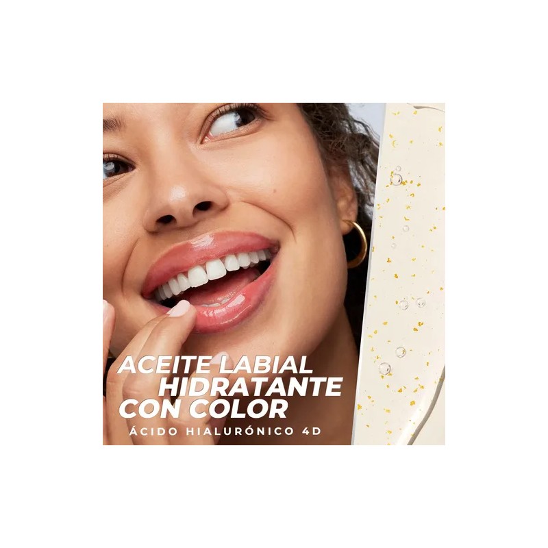 Labial Brillo Con 4d Ácido Hialurónico Resistente Al Agua
