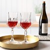 UMEIED 12 Pack 7.2oz Wine Glasses, Small Stemware for Red
