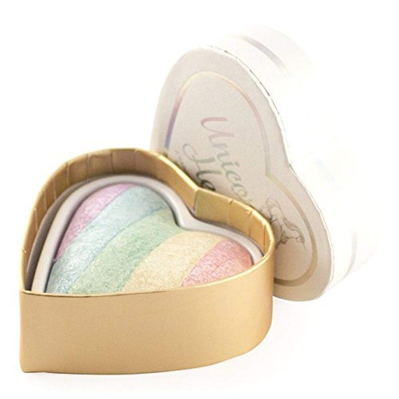 Makeup Revolution London Heart Makeup Highlighter - Unicorns Heart, Mixed