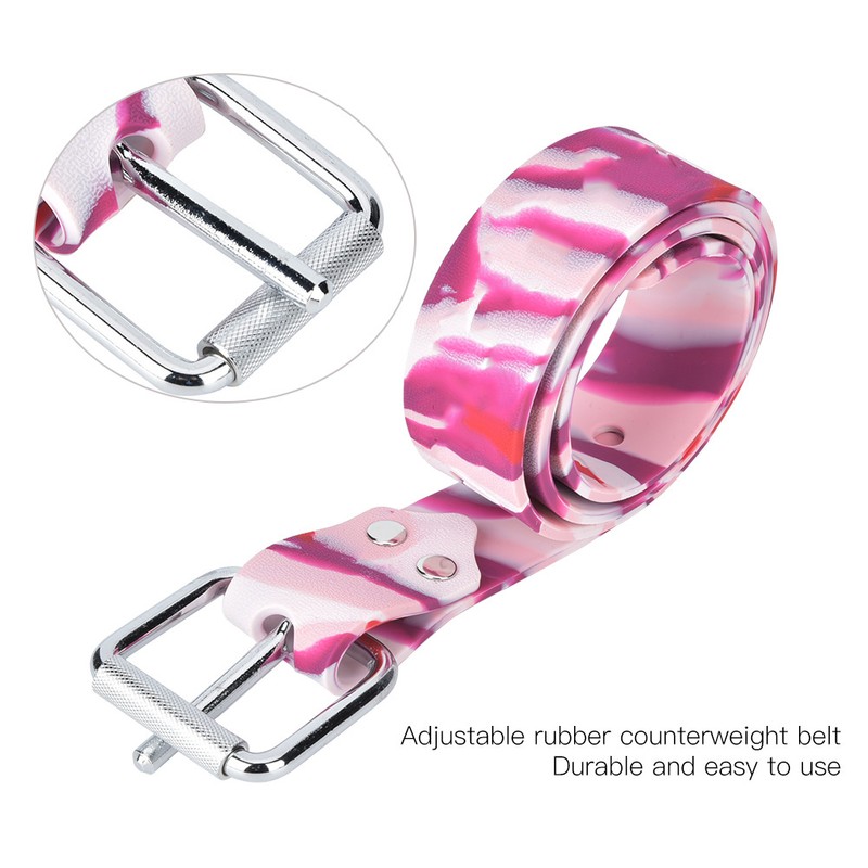 1.3 Meters Rubber Adjustable Snorkeling Bear Load Waist Strap Lightweight