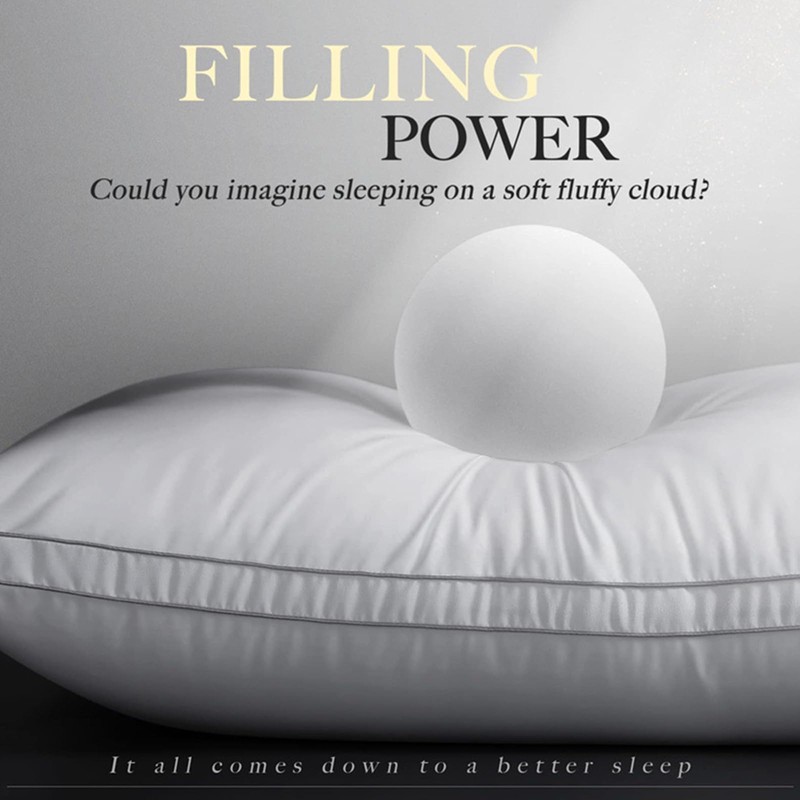 Vbvbip Soft Standard Size Bed Pillows Set of 2 -