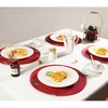 Round Placemats set of 6,Round Table Place Mats Washable Table