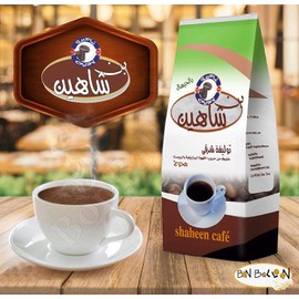Shaheen Oriental Original Turkish Coffee Cafe Arabic Arabian Arabica Ground Mud Dark Spiced With Cardamom Coffee A Blend Of Robusta And Brazilian ( Dark Spiced With Cardamom 3.52 oz / 100 gm )