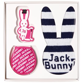 Jack Bunny 262-3284637 Gift Set (Towel, Nameplate, Ball Pouch) / Golf, 090_pink