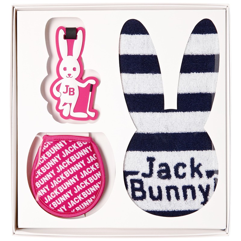Jack Bunny 262-3284637 Gift Set (Towel, Nameplate, Ball Pouch) /