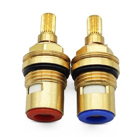 Meyffon 2 Pack Ceramic Cartridge 45882000 45883000 Compatible with Grohe Faucet 1/2 Inch Hot and Cold Faucet Cartridge