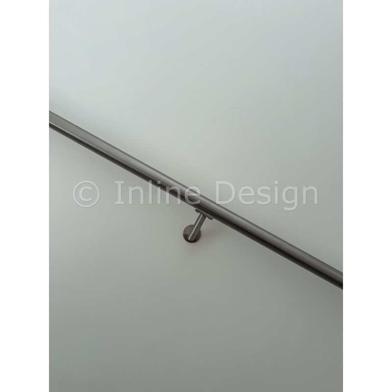 Inline Design Handrail Bracket, Stainless Steel 316, Luminous Quasar, Matte