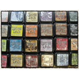Tim Holtz Distress Stamp pad lot - Original 24 colors