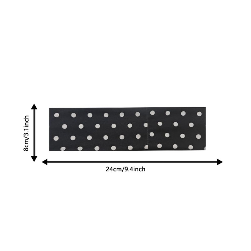 Polka Dot Headbands for Women 8 Pcs Mix Color