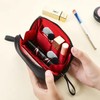 Kuanfine 4 Pack Contact Lens Case Leak Proof Travel Contact