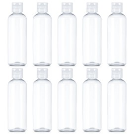 Hitchlike Travel Bottles, Divided Bottles, Leak Proof, 10 Pieces, 3.4 fl oz (100 ml), For Business Trips, Travel Containers, TSA, Shampoo, Cream, Milky Lotion, Storage, Travel Bottle, Transparent, Refill Bottle, Storage, 10 Piece Set