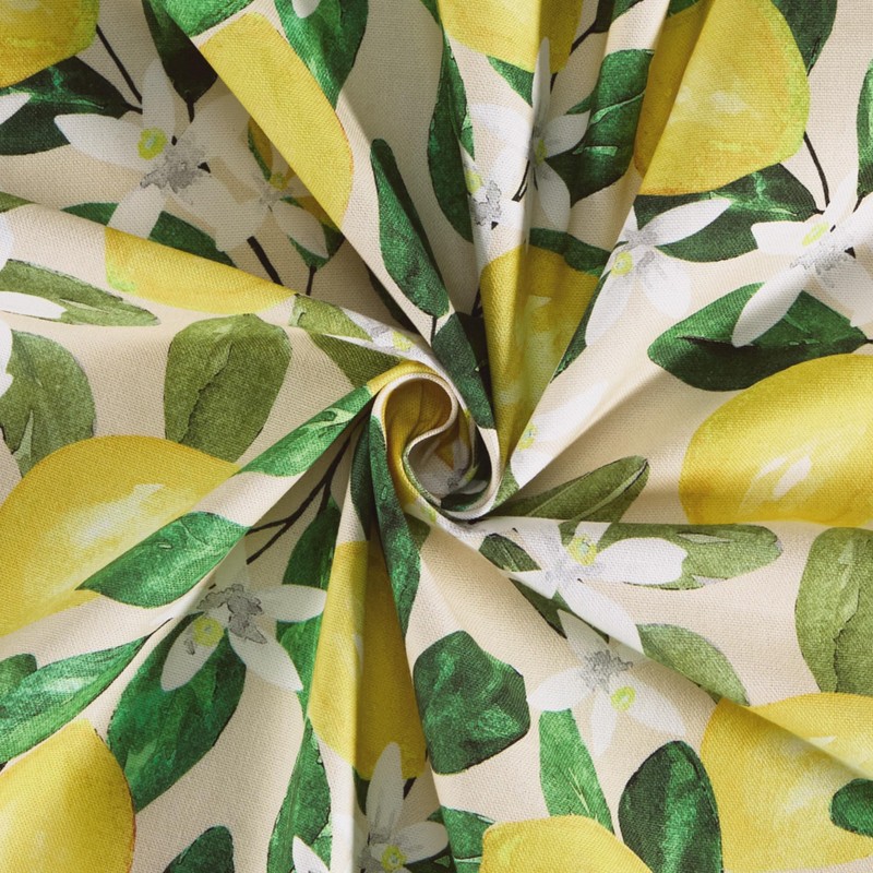 Erwin Müller Napkin Pack of 6 Cotton Yellow/Green Size 40