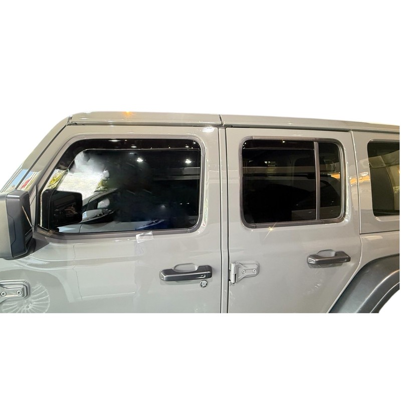 2018-2025 in-Channel Rain Guards for Jeep Wrangler JL Side Window