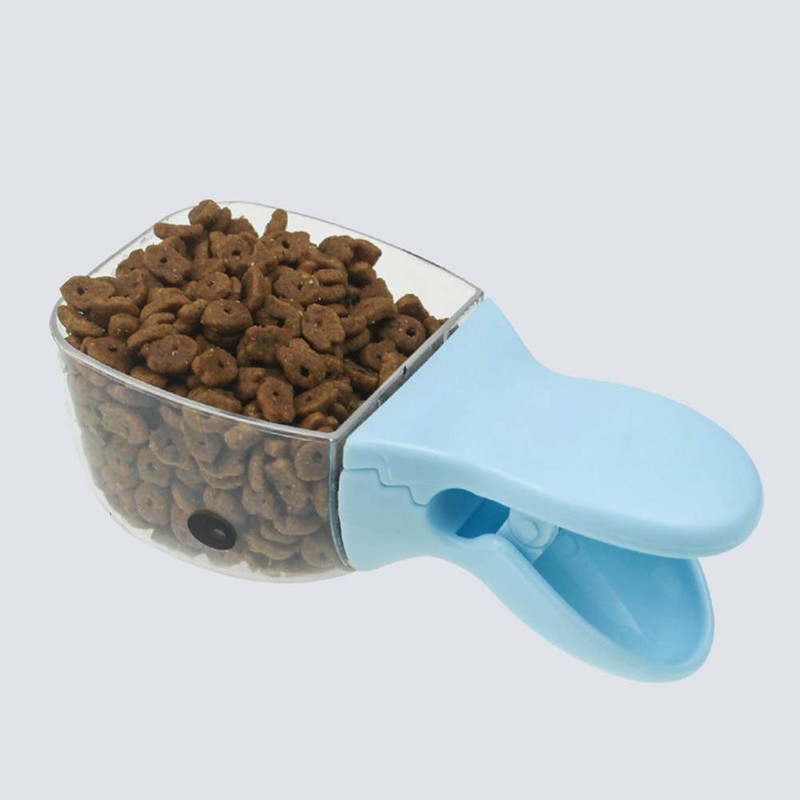 Merkts 2-in-1 Creative Duck Head Shaped Grain Shovel&Food Clip,for Sweet