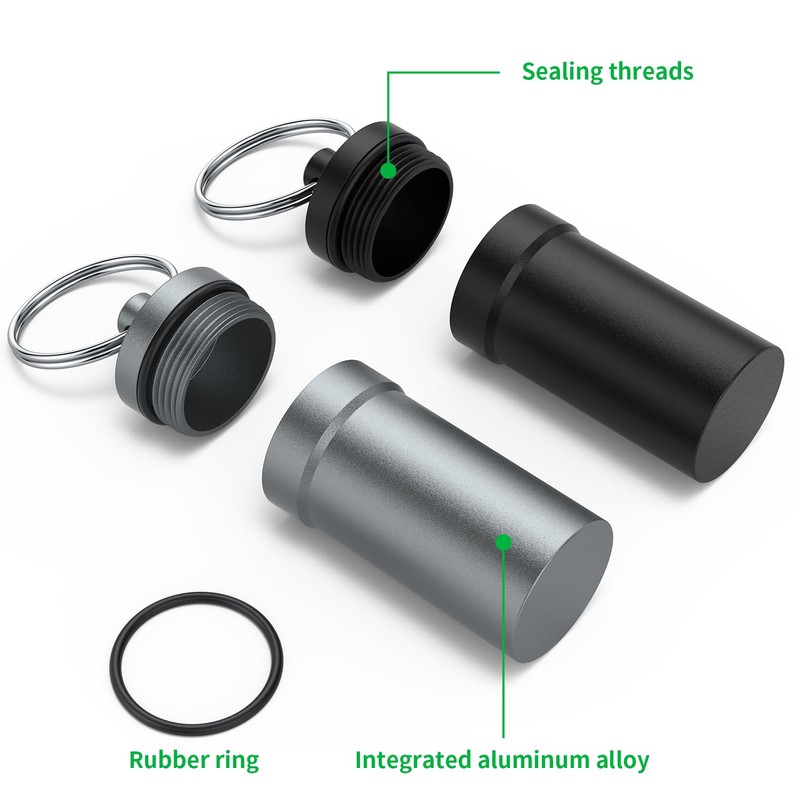 Portable Ear Plug Carrying Case, Urekt Waterproof Metal Earplug Case