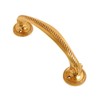VIBE Georgian Bow Handle 175mm on Brass Pull Handle on