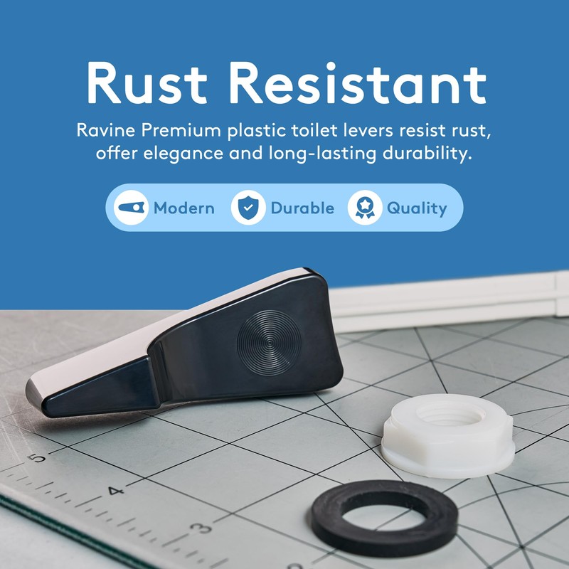 RAVINE Toilet Handle Replacement- American Standard Toilet Flush Handle with