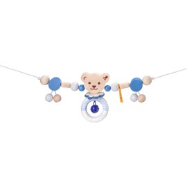 Steiff 64305 Pram Chain 63 cm Blue Selecta