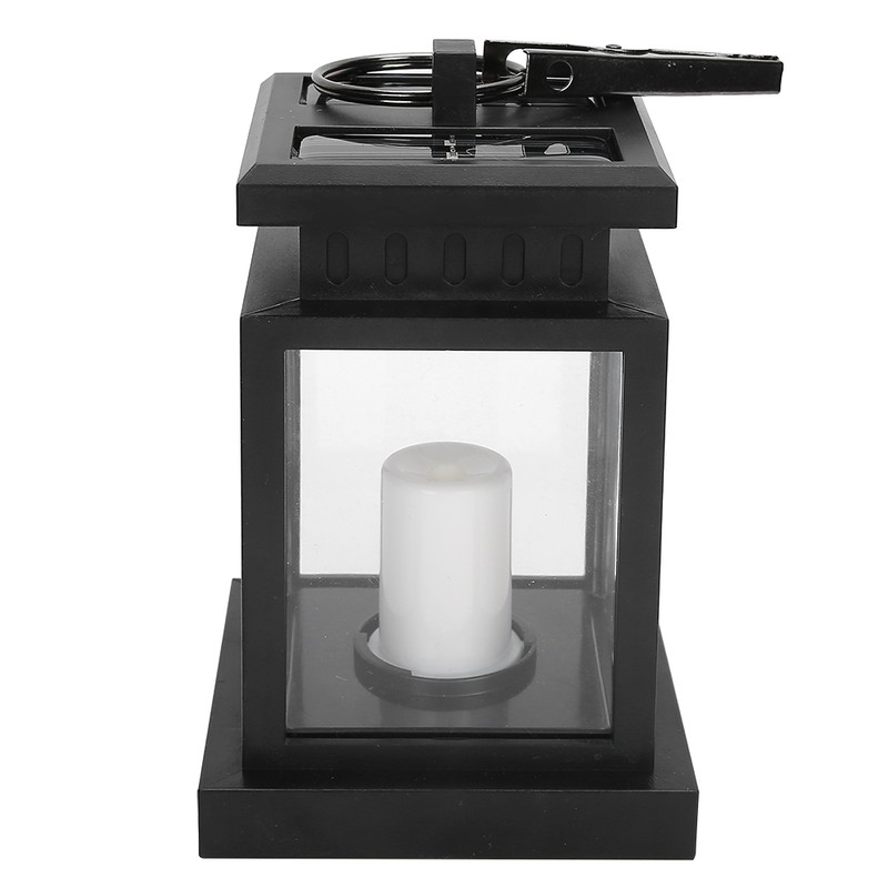 Solar Power Hanging Simulation LED Candle Light for Outdoor Garden