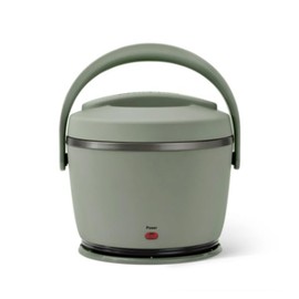 Food Warmer 20 oz Electric Lunch Box – Portable Heated Food Container for Soups, Leftovers, and Meals on the Go (Green)