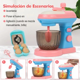 Juguetes De Cocina Batidora Para Niños Juguetes Para Postres Cocinas de Juguet Kit de Repostería DIY Con Arcilla de Colores