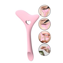 Eyeliner Stencils Wing Tips, Silicone Eyeliner Aid, Lipstick Wearing Aid, Face Cream/Mask Applicator, Easy Makeup Tool, Reusable
