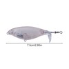 Unpainted Lures,6X Multi Jointed Rotating Tail Artificial Crankbaits with Eyes