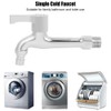 G1/2in Copper Electroplating Single Cold Faucet Washing Machine Faucet Tap