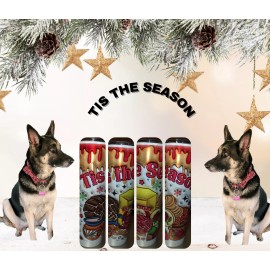 Unbranded TIS THE SEASON  20OZ AMAZING COLOR TUMBLER KEEPS DRINKS HOT AND COLD GREAT GIFT