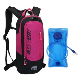 Clakllie Portable Cycling Backpack with 2L Water Bladder Hydration Pack for Men Women Hiking Ski Running Biking Camping