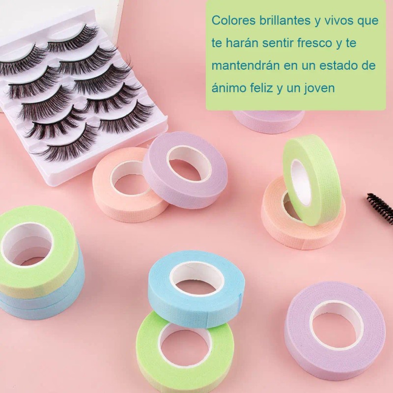 20 Cintas Extensor De Pestañas Micropore Paper Cinta Médica