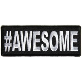 #Awesome Patch (4 X 1.5 Inch) $4.95 with Free Freight from San Diego Leather